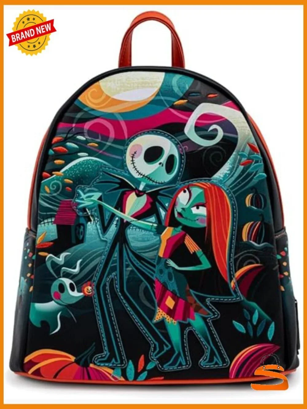 Loungefly Nightmare Before Christmas Double Strap Shoulder Bag Purse